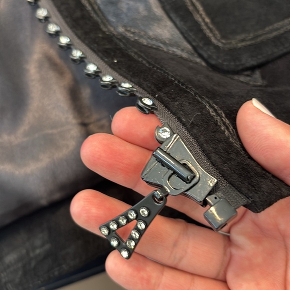 Stillman Studio New York Genuine Leather Jacket in Black size Medium - Picture 4 of 11